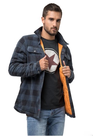 Chaqueta A Cuadros Azul Soviet