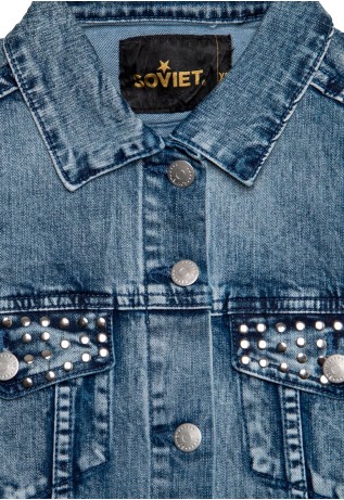 Chaqueta mujer Celeste