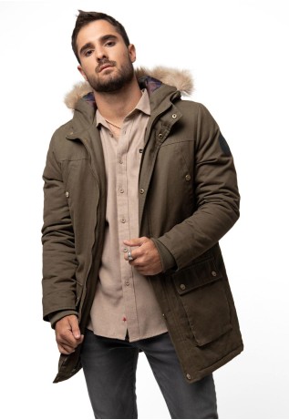 Chaqueta Militar Con Capucha Verde Soviet