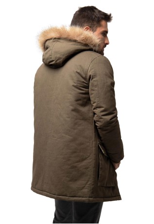 Chaqueta Militar Con Capucha Verde Soviet