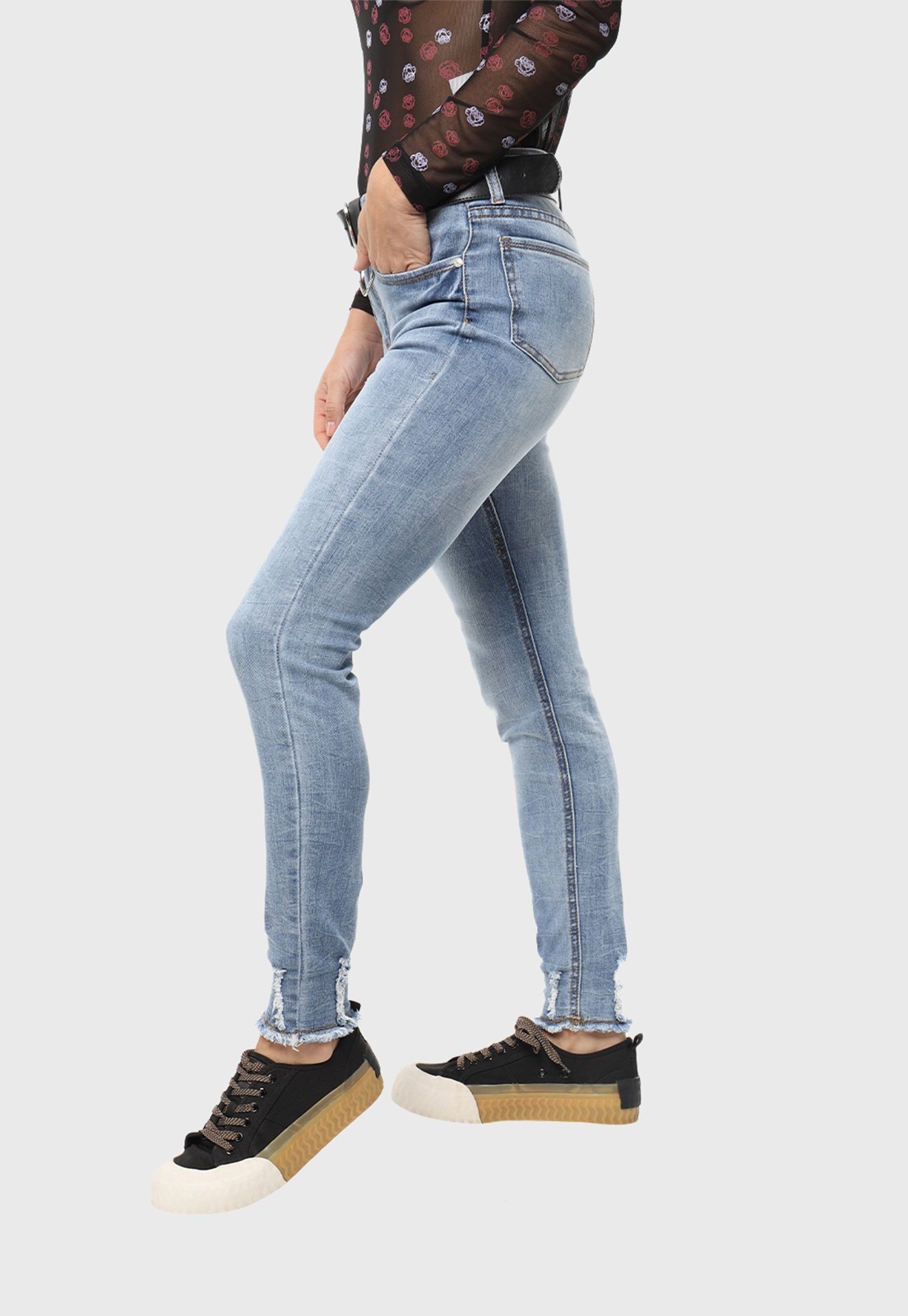 Jeans Slim Azul