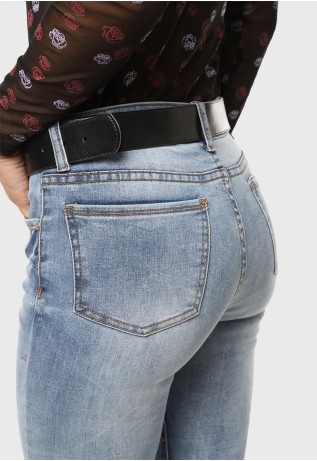 Jeans Slim Azul