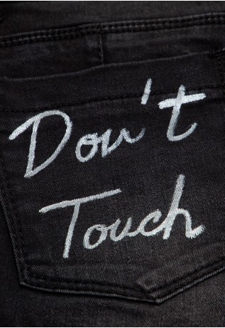 Jeans mujer Negro