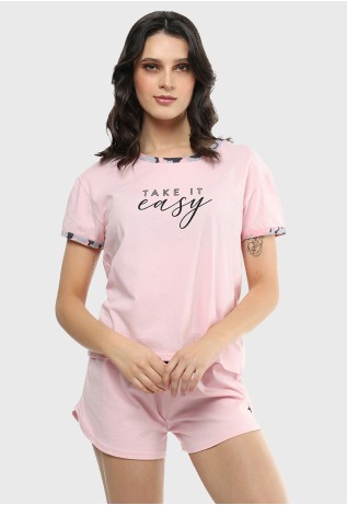 Pijama Conjunto Manga Corta Pantalón Corto