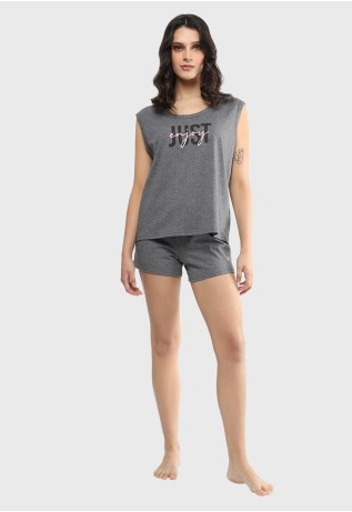 Pijama Conjunto Sin Mangas Pantalón Corto