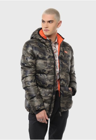 Chaqueta Con Gorro Casual Soviet