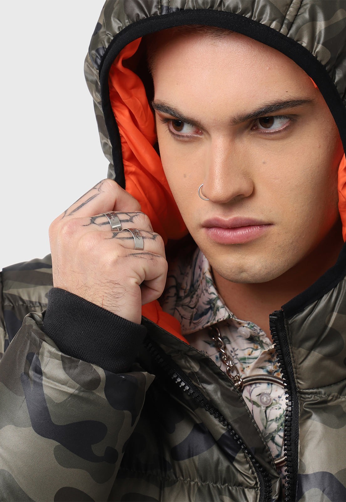Chaqueta Con Gorro Casual Soviet