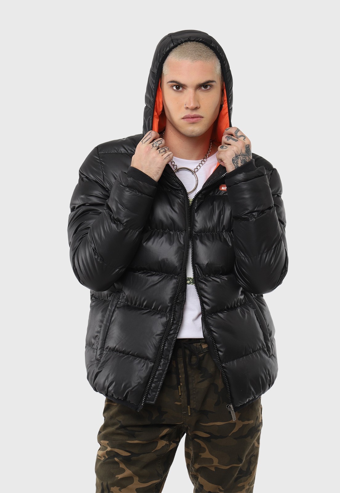 Chaqueta Con Gorro Casual Soviet