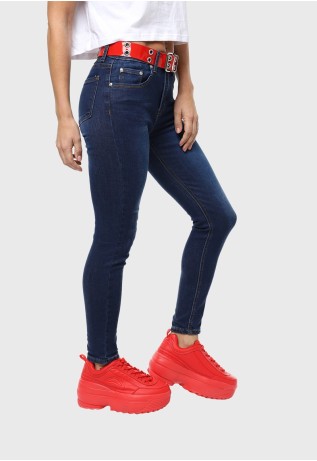 Jeans Slim Azul Marino