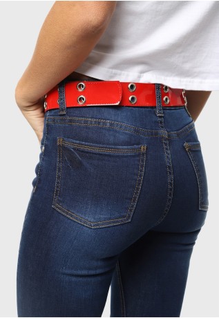 Jeans Slim Azul Marino