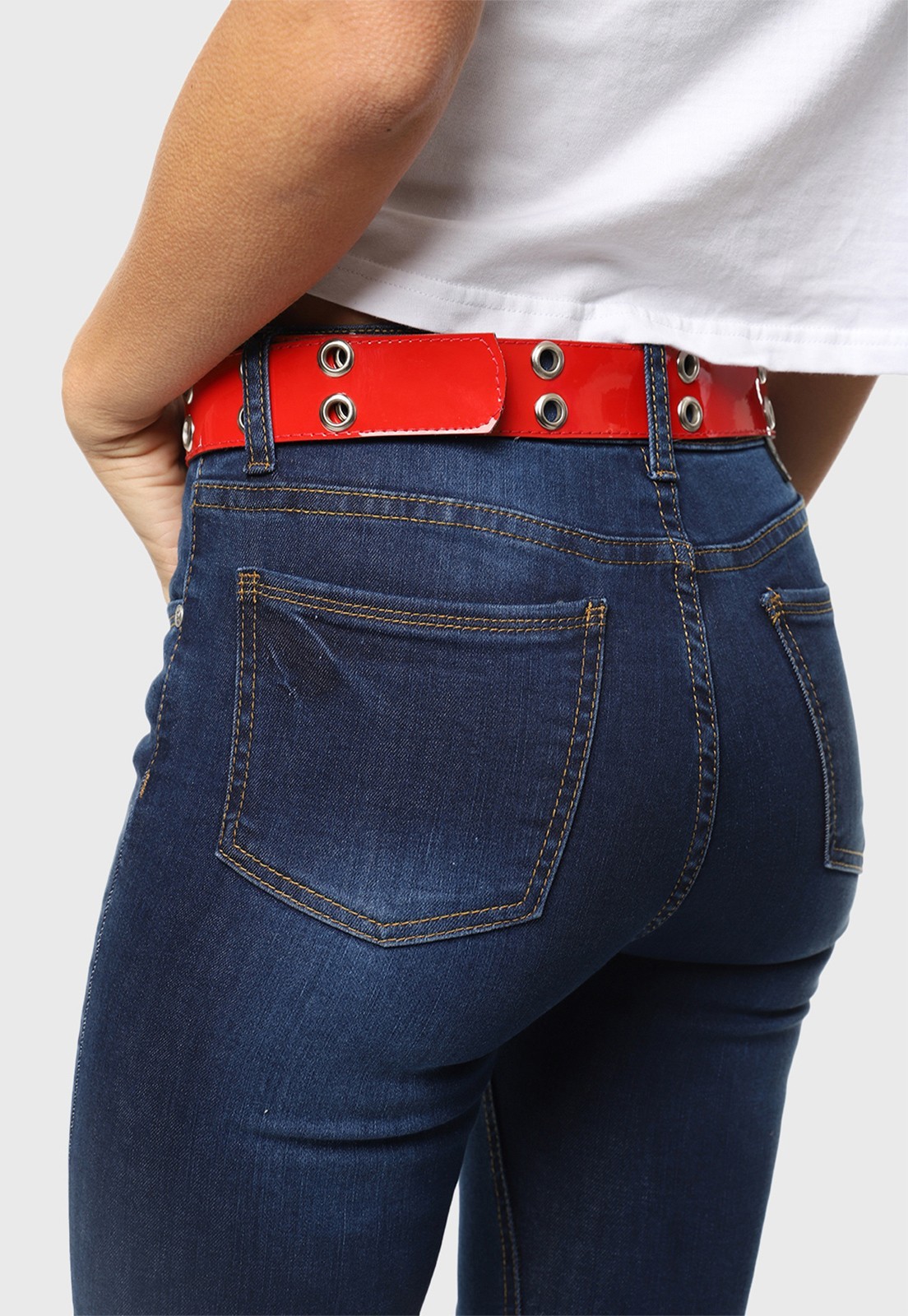 Jeans Slim Azul Marino