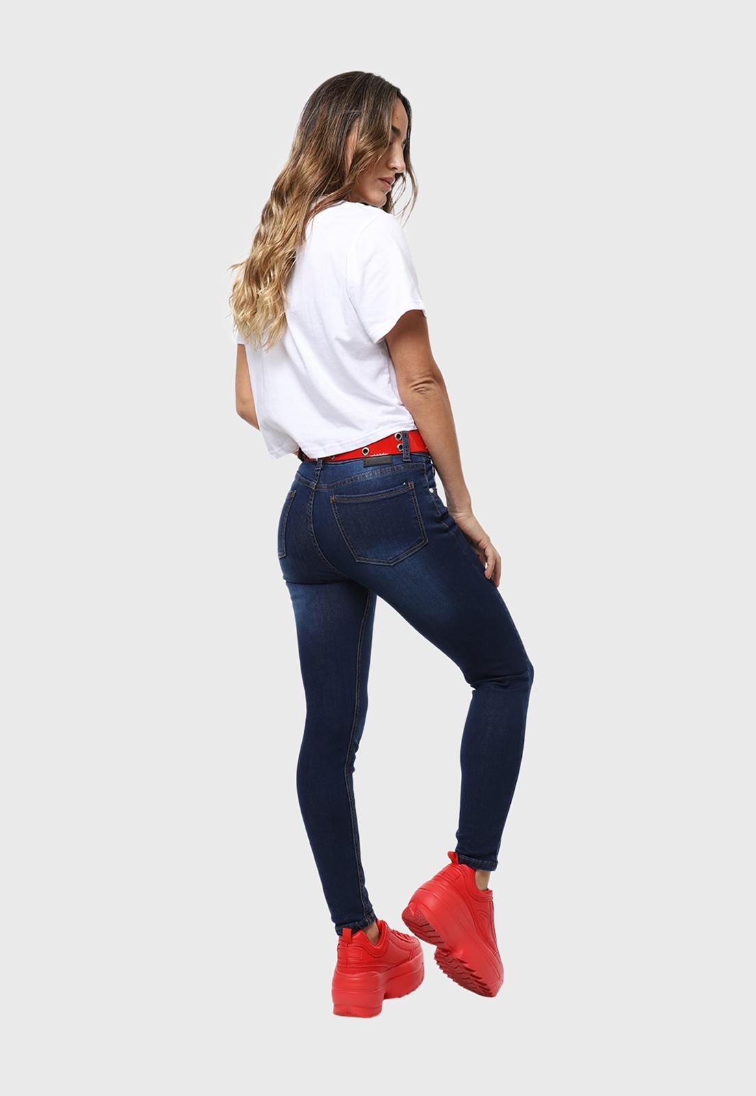 Jeans Slim Azul Marino