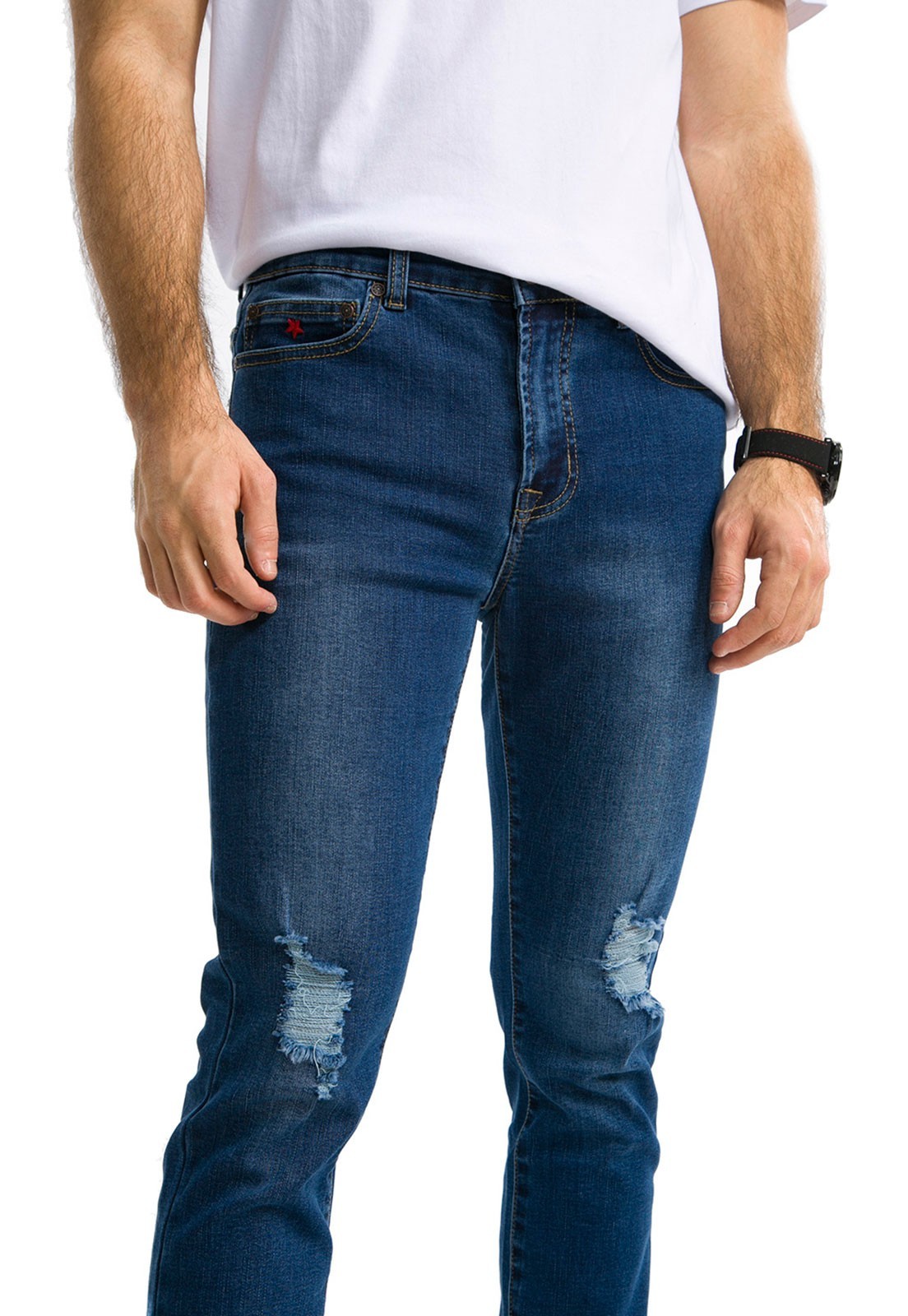 Jeans Skinny Azul