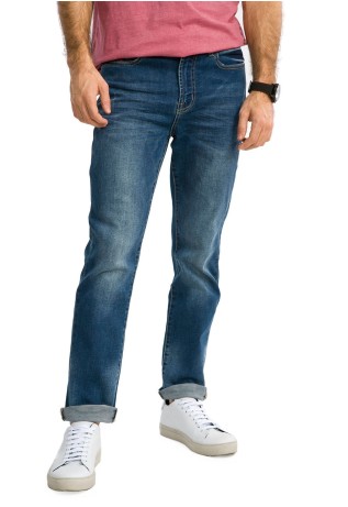 Jeans Slim Azul