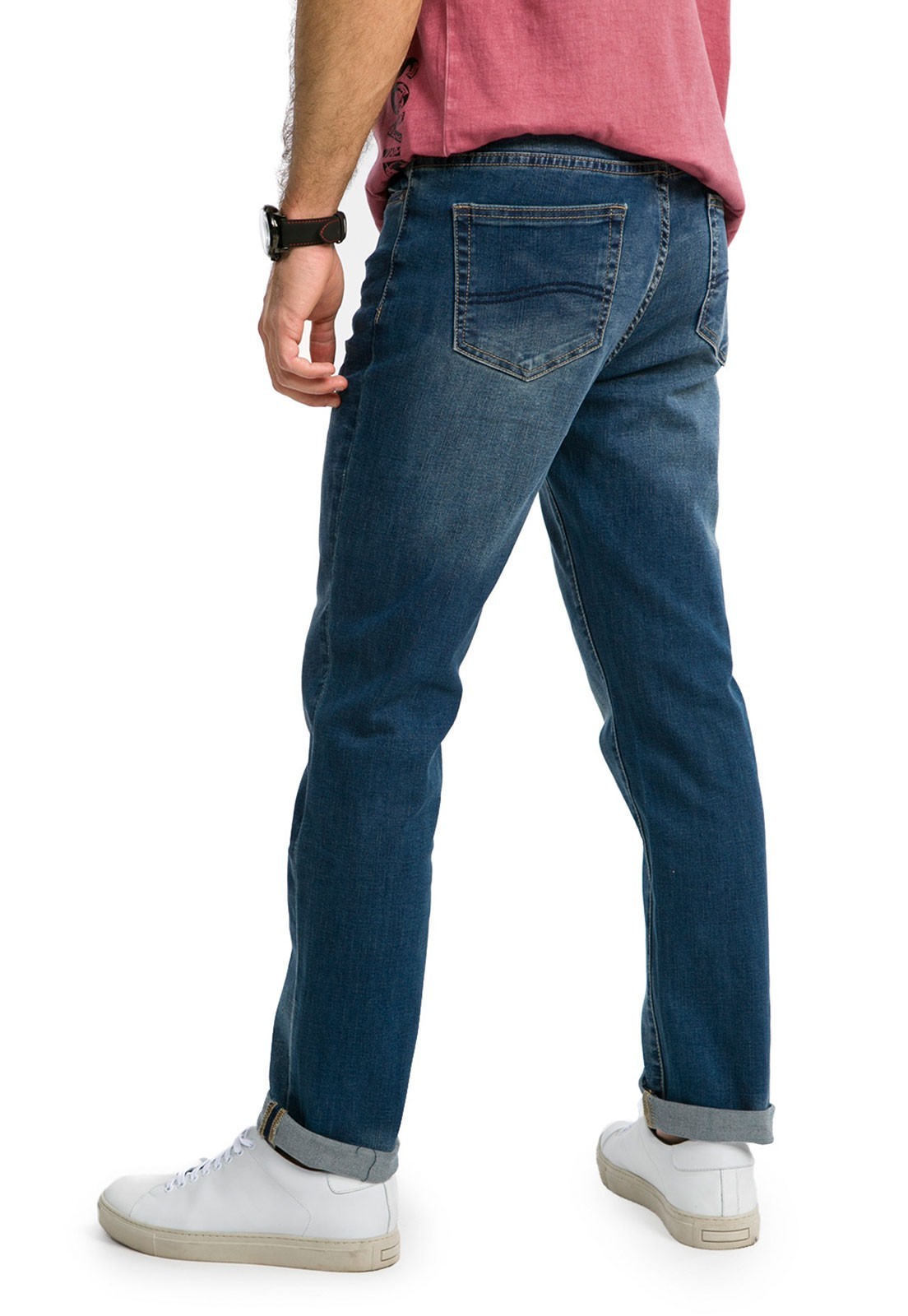 Jeans Slim Azul