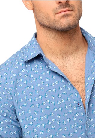 Camisa Celeste