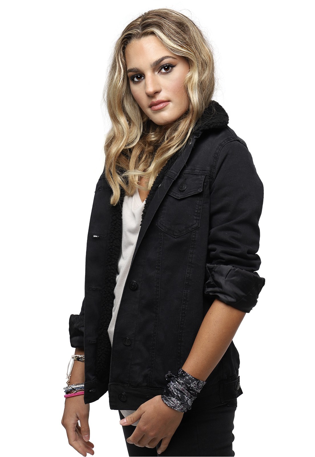 Chaqueta Denim Negro Soviet