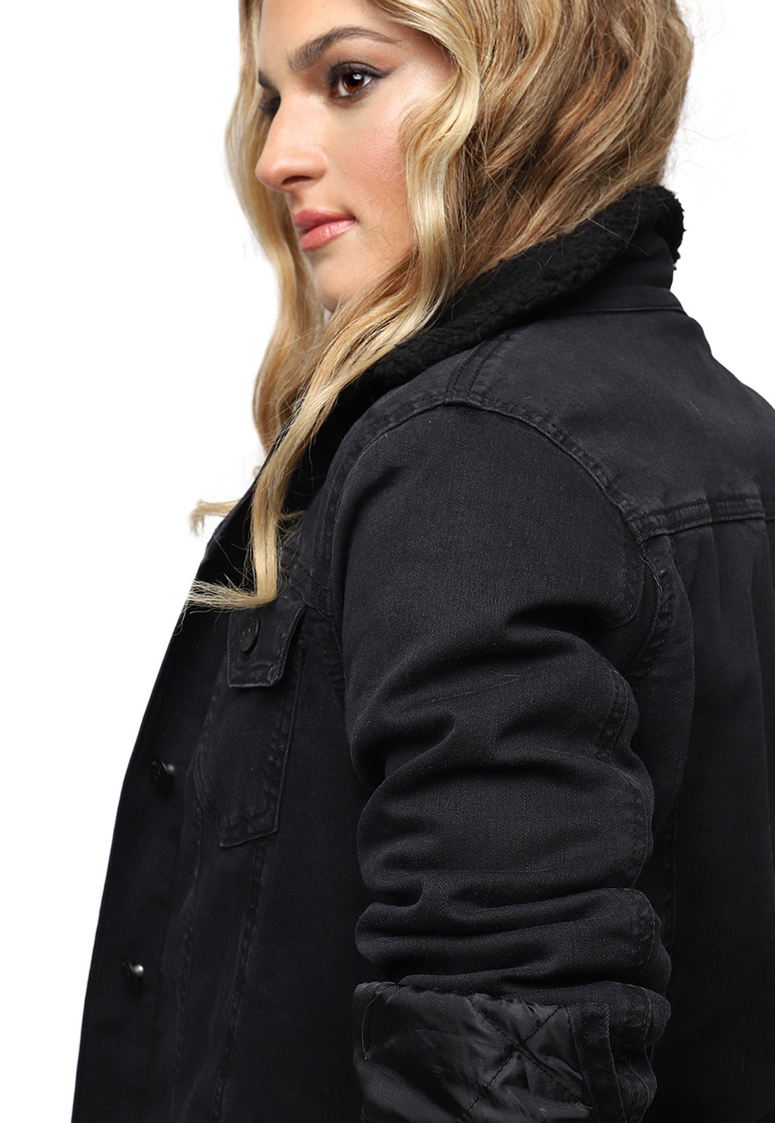 Chaqueta Denim Negro Soviet