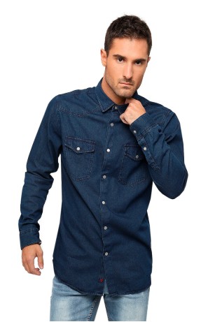 Camisa Denim Azul Soviet
