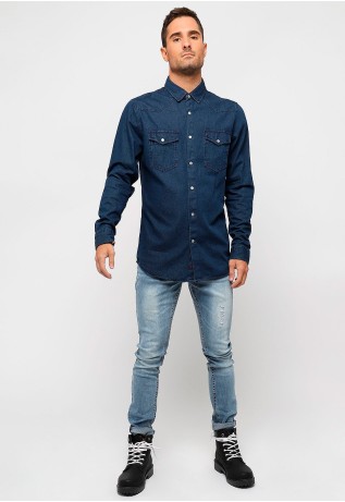 Camisa Denim Azul Soviet