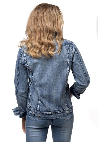 Chaqueta Denim Celeste Soviet