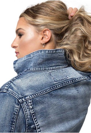 Chaqueta Denim Celeste Soviet
