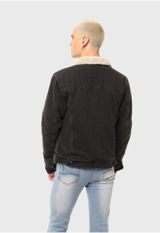 Chaqueta Con Cuello Chiporro Casual Soviet
