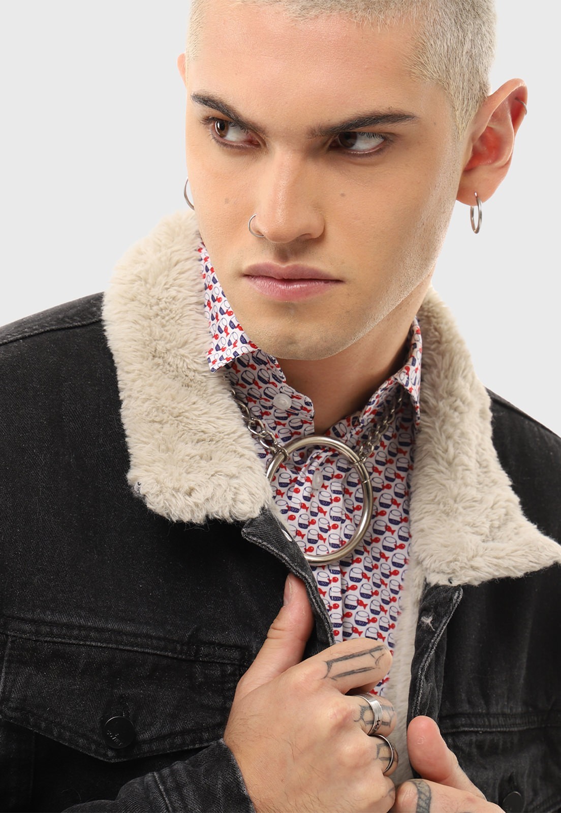 Chaqueta Con Cuello Chiporro Casual Soviet
