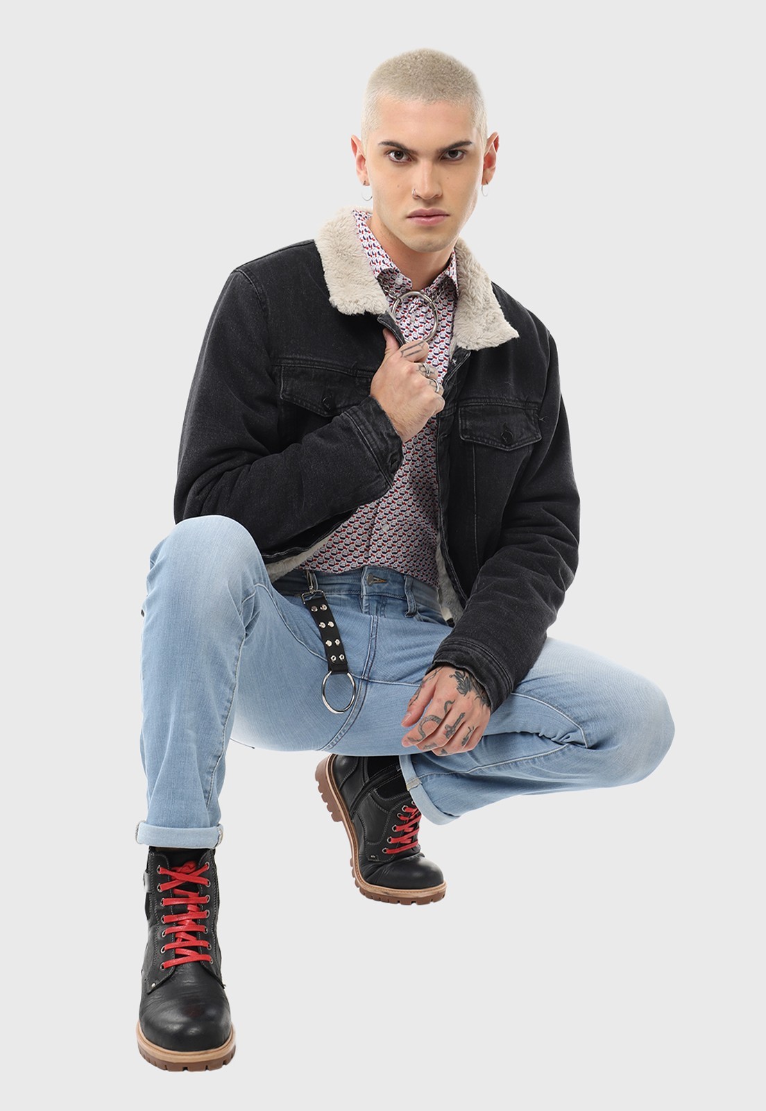 Chaqueta Con Cuello Chiporro Casual Soviet
